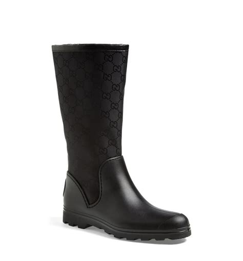 gucci prato rain boots|gucci print thigh high boots.